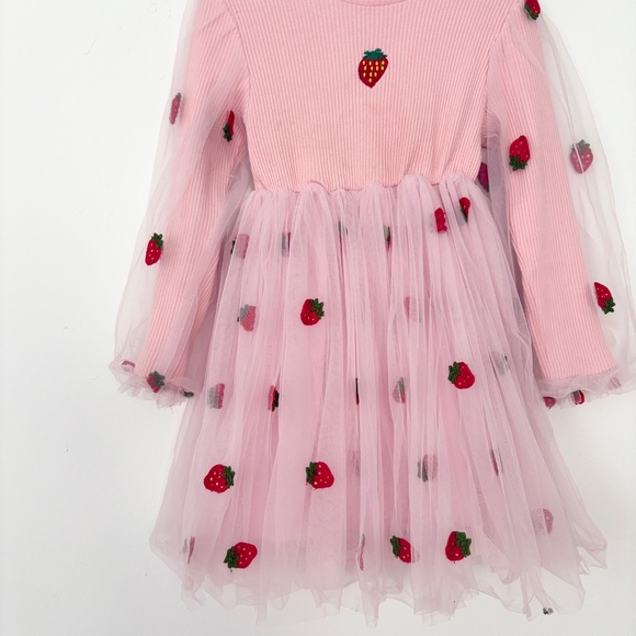 Lola & the boys strawberry tulle dress - Picture 4 of 6